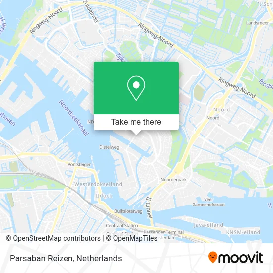 Parsaban Reizen map