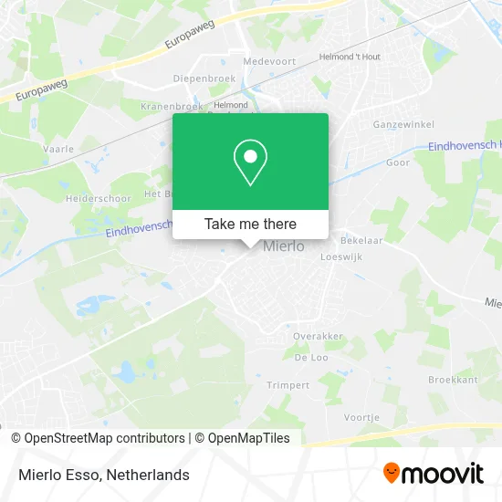 Mierlo Esso map