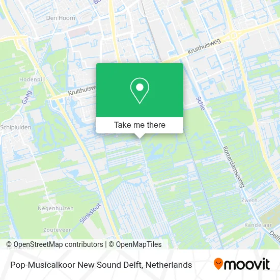 Pop-Musicalkoor New Sound Delft map