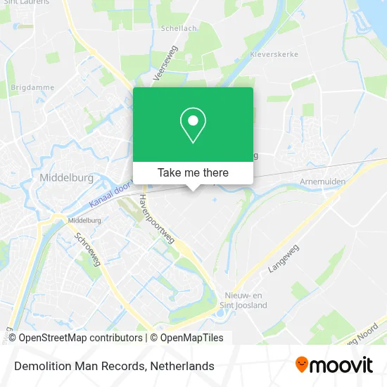 Demolition Man Records map
