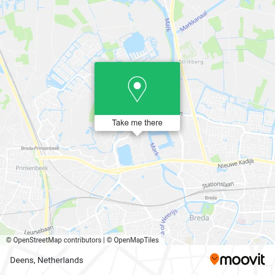 Deens map