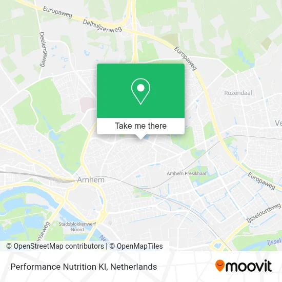 Performance Nutrition Kl map