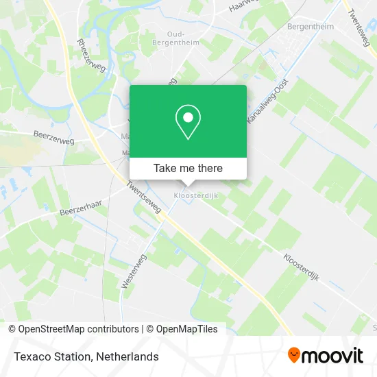 Texaco Station map