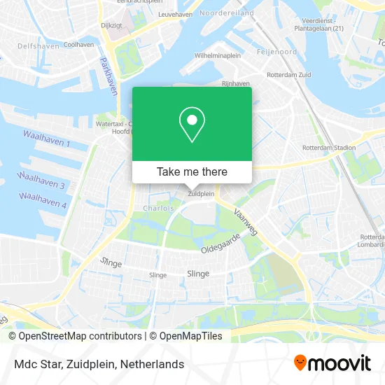 Mdc Star, Zuidplein map
