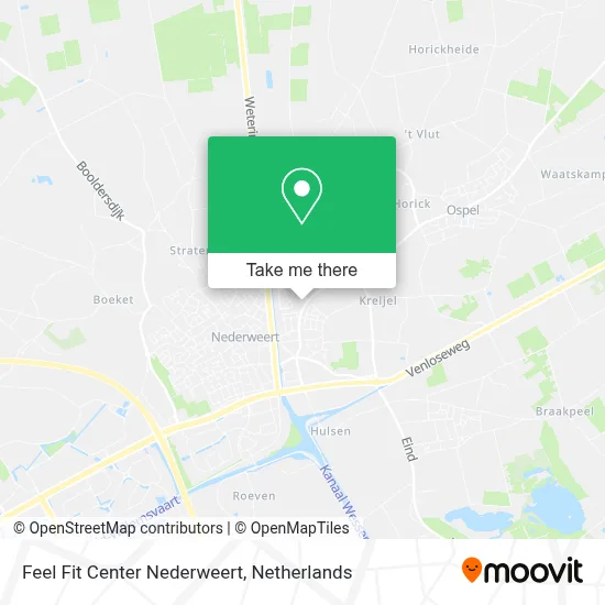 Feel Fit Center Nederweert map