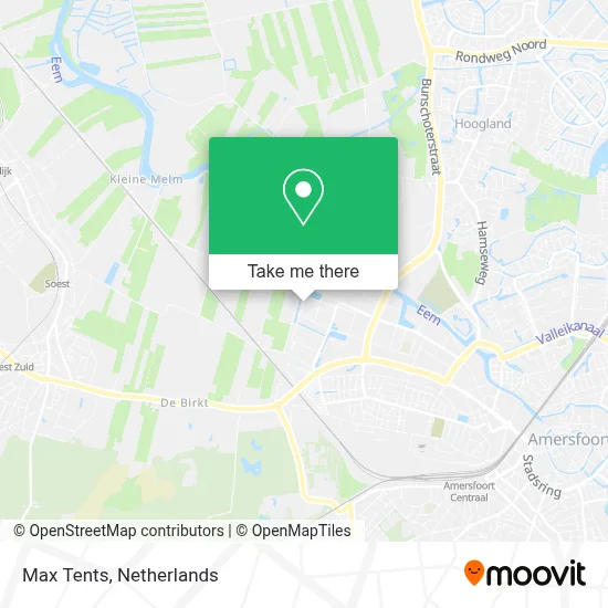 Max Tents map