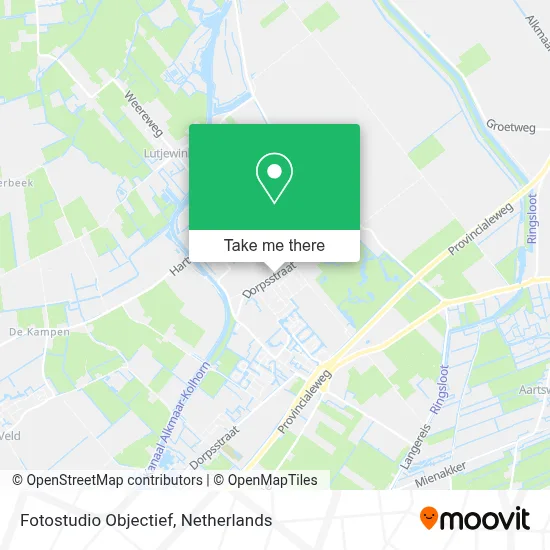 Fotostudio Objectief map
