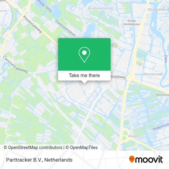 Parttracker B.V. map