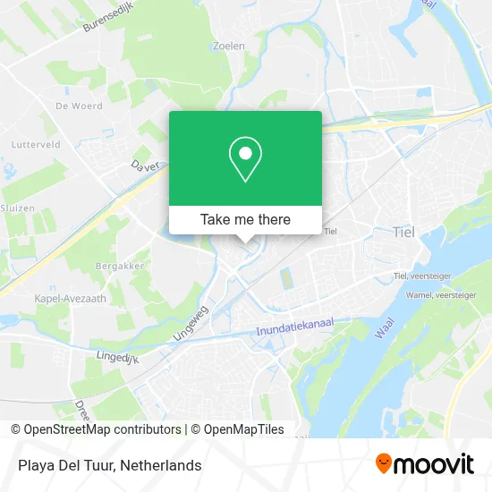 Playa Del Tuur map