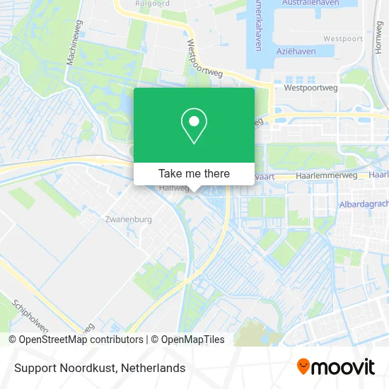 Support Noordkust map