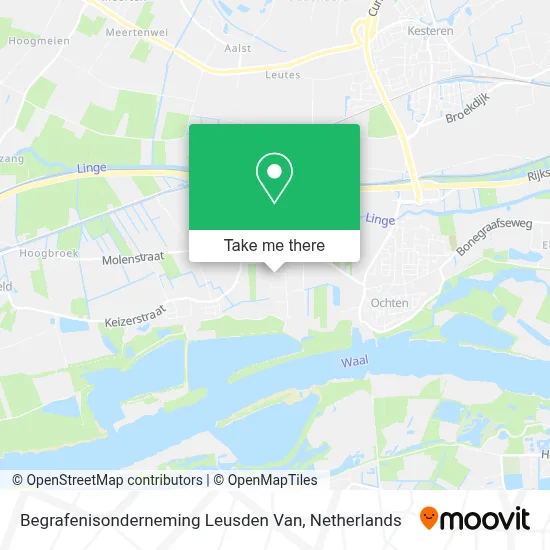 Begrafenisonderneming Leusden Van map