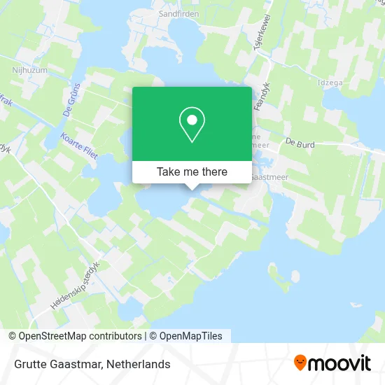 Grutte Gaastmar map