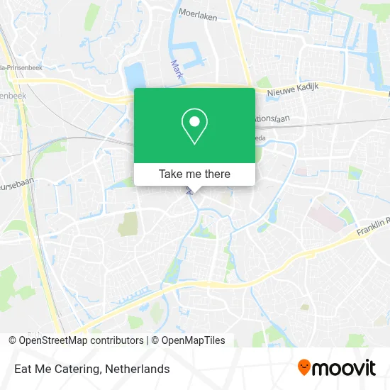Eat Me Catering map