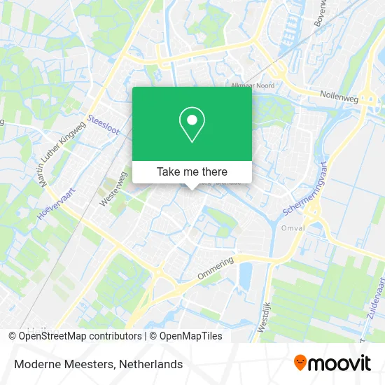 Moderne Meesters map