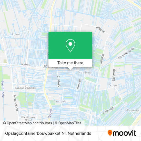 Opslagcontainerbouwpakket.Nl map
