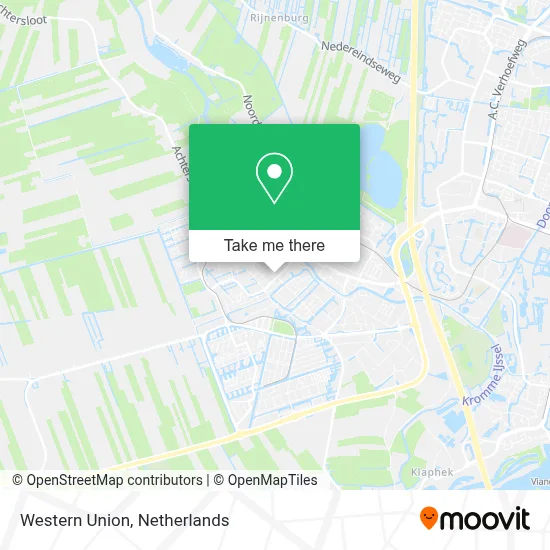 Western Union map