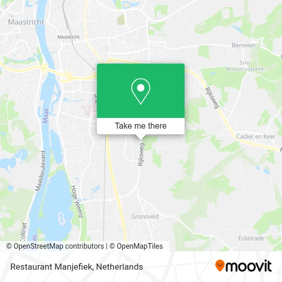 Restaurant Manjefiek map