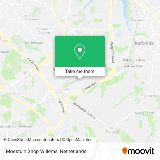 Moestuin Shop Willems map