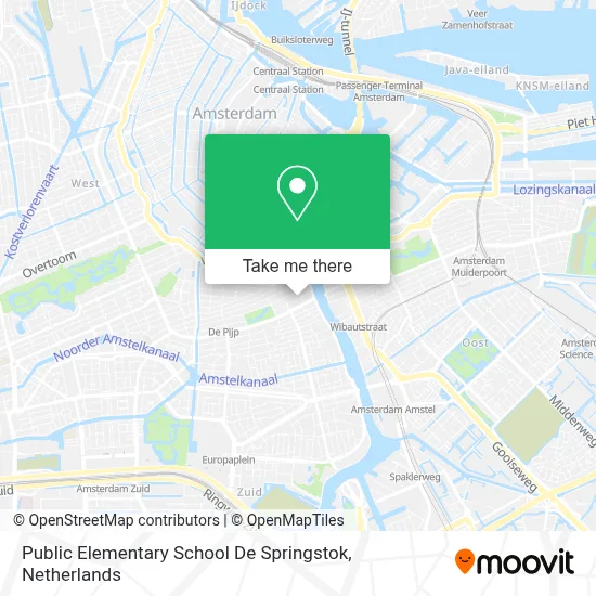 Public Elementary School De Springstok Karte