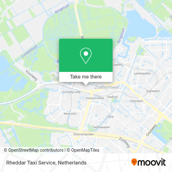 Rheddar Taxi Service map