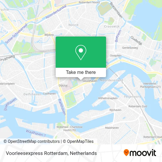 Voorleesexpress Rotterdam map