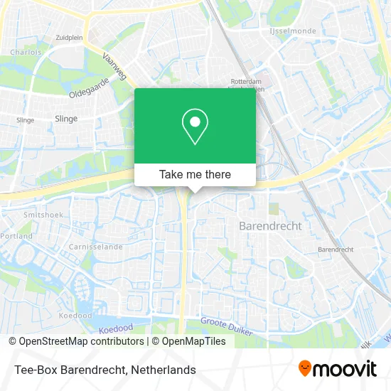 Tee-Box Barendrecht map