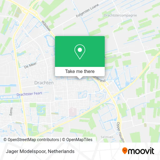 Jager Modelspoor map