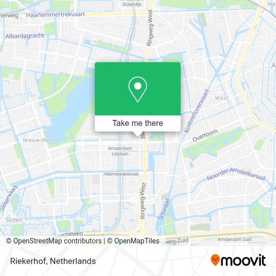 Riekerhof map
