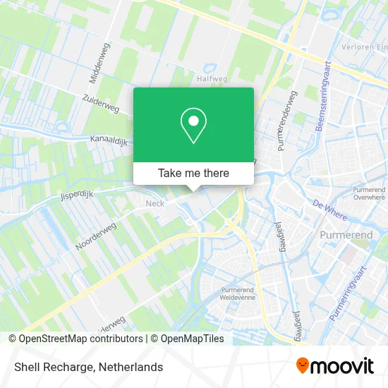 Shell Recharge map