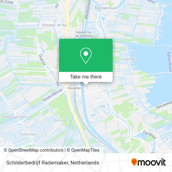 Schilderbedrijf Rademaker map