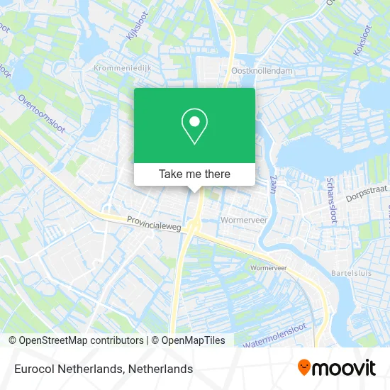 Eurocol Netherlands map