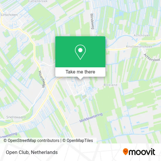 Open Club map