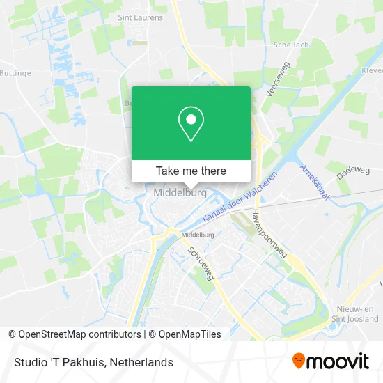 Studio 'T Pakhuis map