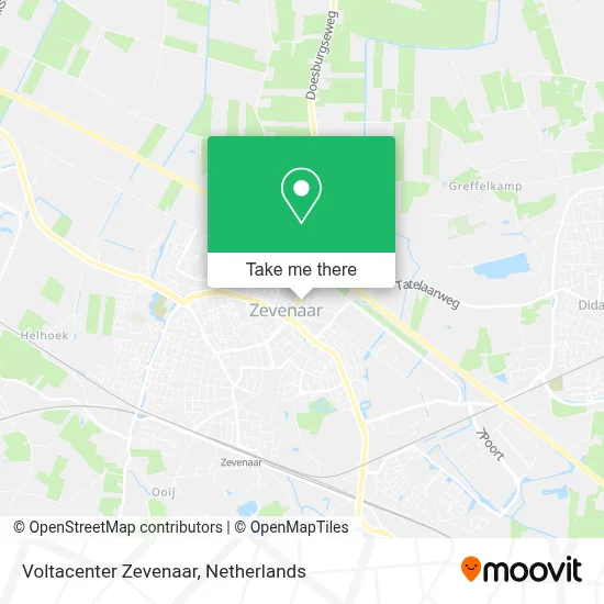 Voltacenter Zevenaar map