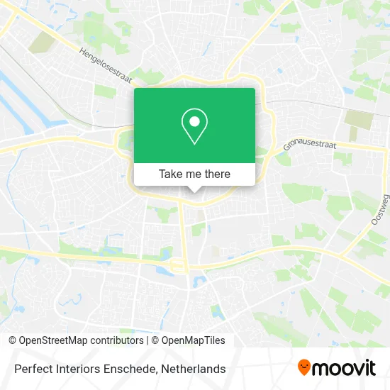Perfect Interiors Enschede map