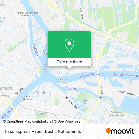 Esso Express Papendrecht map