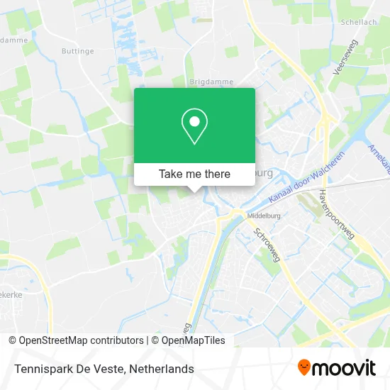 Tennispark De Veste map