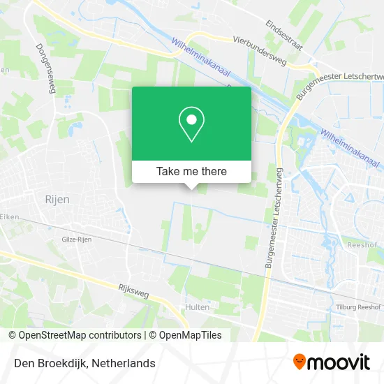 Den Broekdijk map