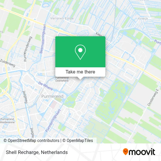 Shell Recharge map