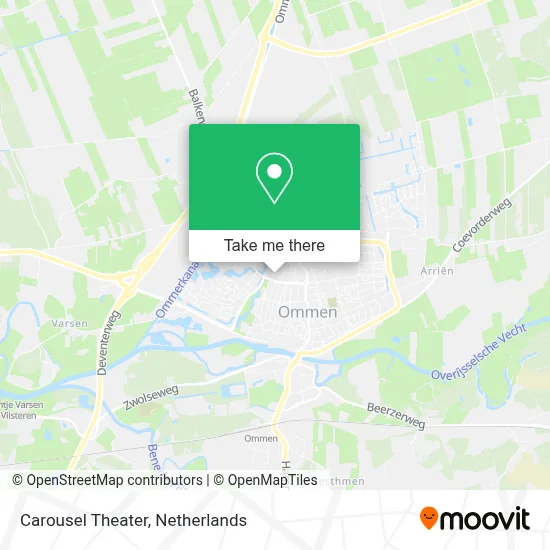 Carousel Theater map