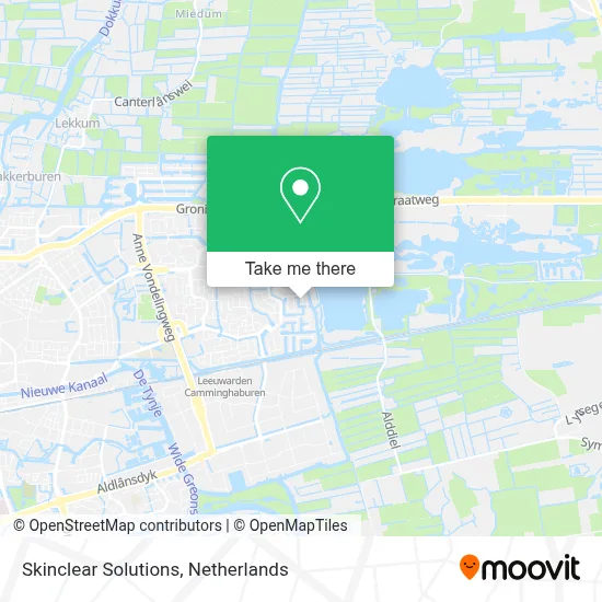Skinclear Solutions map