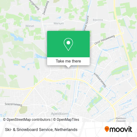 Ski- & Snowboard Service map