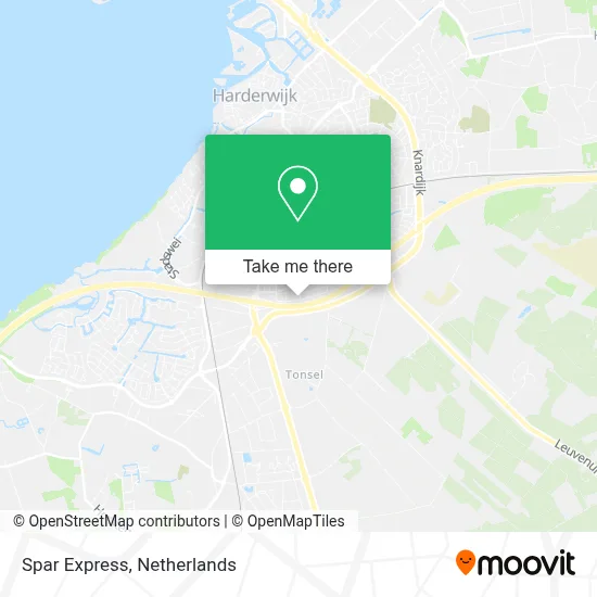 Spar Express map