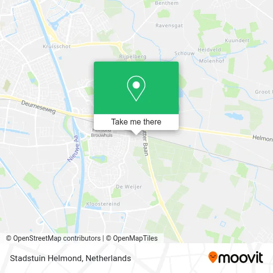 Stadstuin Helmond map