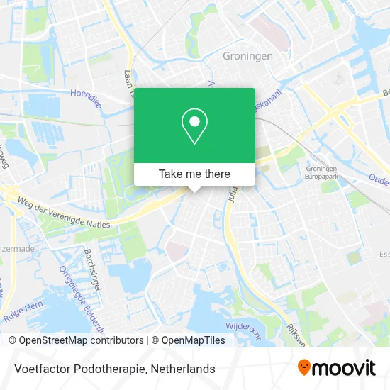 Voetfactor Podotherapie map