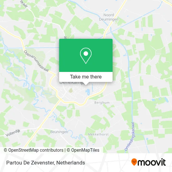 Partou De Zevenster map