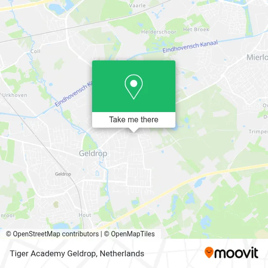 Tiger Academy Geldrop map