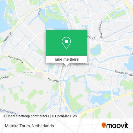Matoke Tours map
