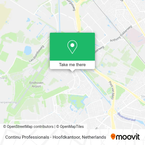 Continu Professionals - Hoofdkantoor Karte