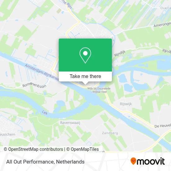 All Out Performance map